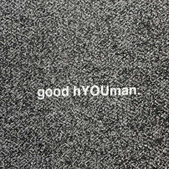 good hYOUman Women Gray Long Sleeve "Thankful For This Life" Graphic Sweatshirt - Picture 5 of 11